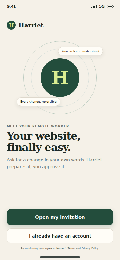 Welcome to Harriet