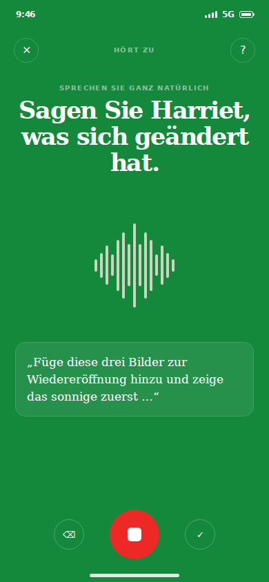 Voice request recording