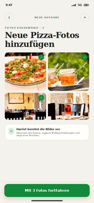 Add photos request
