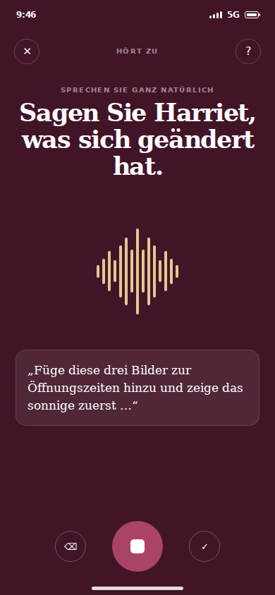 Voice request recording