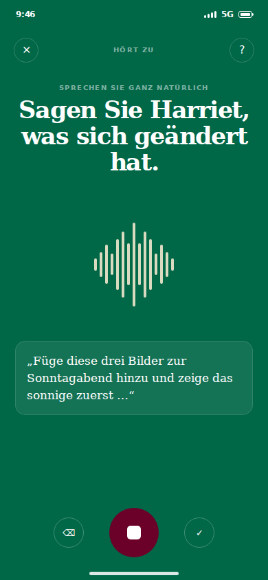 Voice request recording
